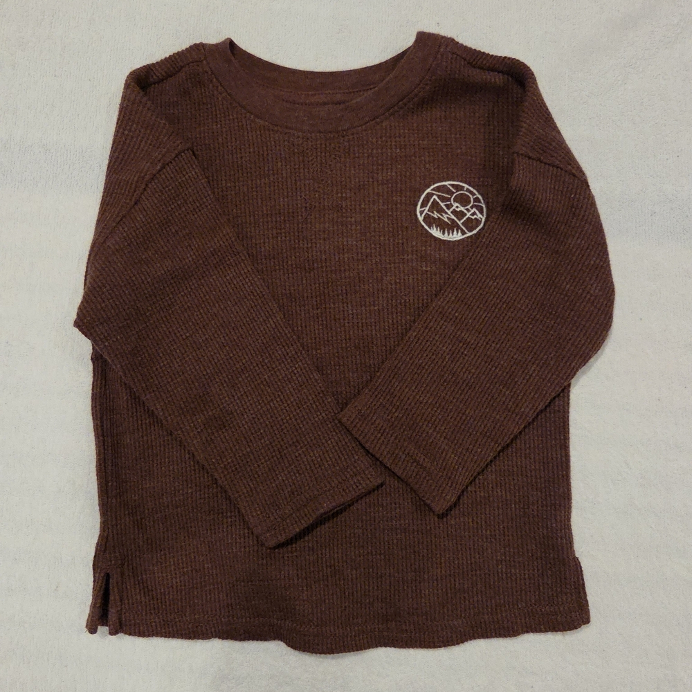 Cat & Jack Brown Long Sleeve Tee